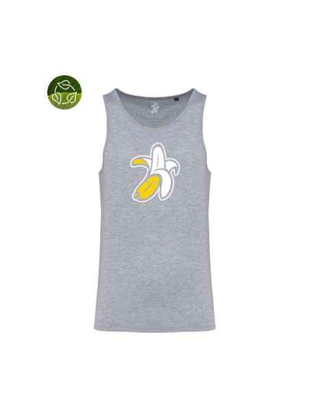 Camiseta Orgánica Tirantes Logo Plátano