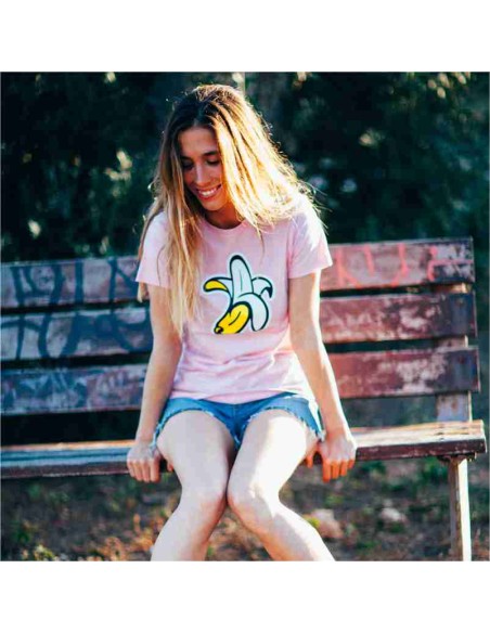 Camiseta Orgánica Logo Plátano Mujer