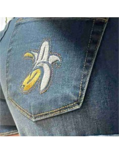 Short with Embroidered Banana Logo 2