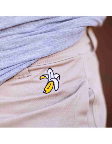 Shorts with Banana Logo Embroidery