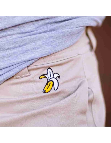 Shorts with Banana Logo Embroidery