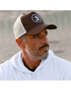 Gorra Chocolate Sello Logo Plátano