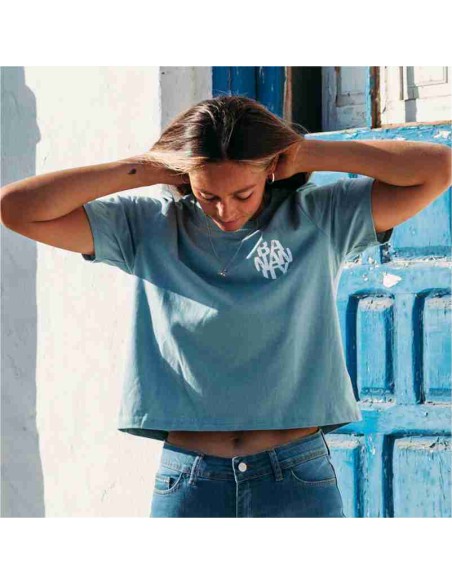 Camiseta Oversized Bananity Mujer Talle Corto