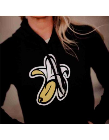 Organic Woman Hooded Banana Logo Sweatshirt