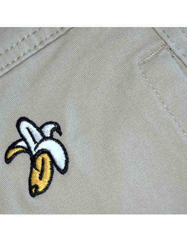 Shorts with Banana Logo Embroidery