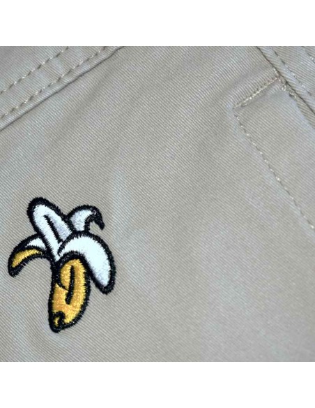 Shorts with Banana Logo Embroidery