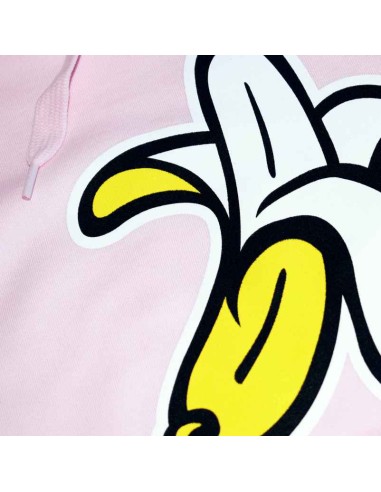 Sudadera Orgánica Mujer con Capucha Logo Plátano