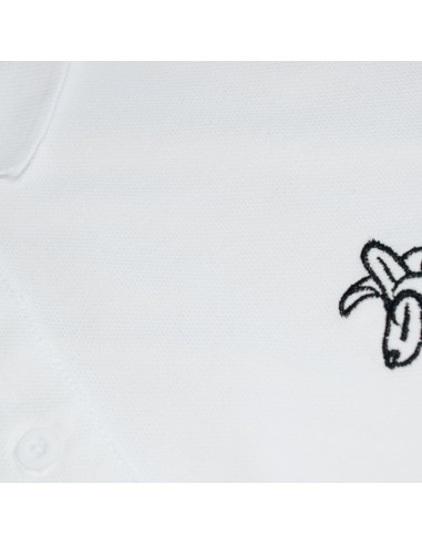 Polo Shirt with Embroidered Banana Logo