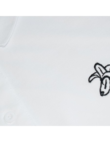 Polo Shirt with Embroidered Banana Logo