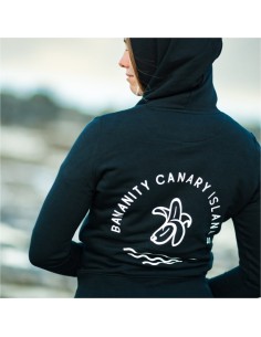 Sudadera Orgánica Capucha Ola Mujer