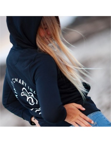 Sudadera Orgánica Capucha Ola Mujer