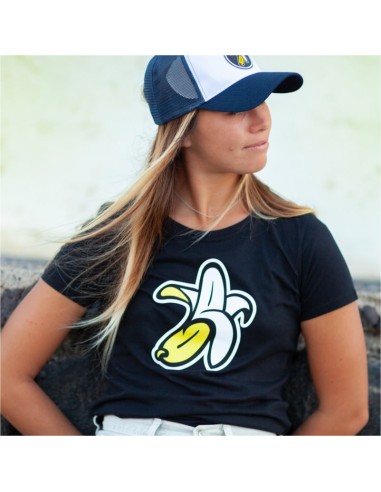 Organic Basic Woman Banana Logo T-shirt