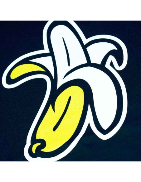 Banana Logo Organic Man Basic T-shirt Black