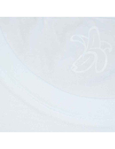 Camiseta Orgánica Logo Plátano Hombre Blanca