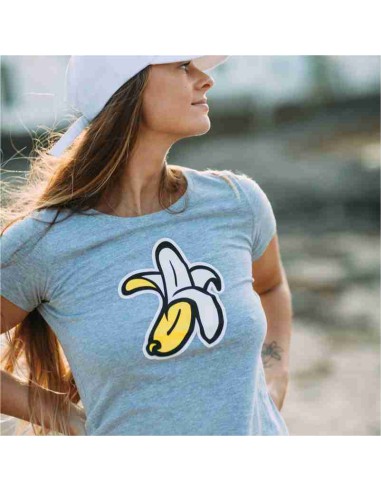 Organic Basic Woman Banana Logo T-shirt