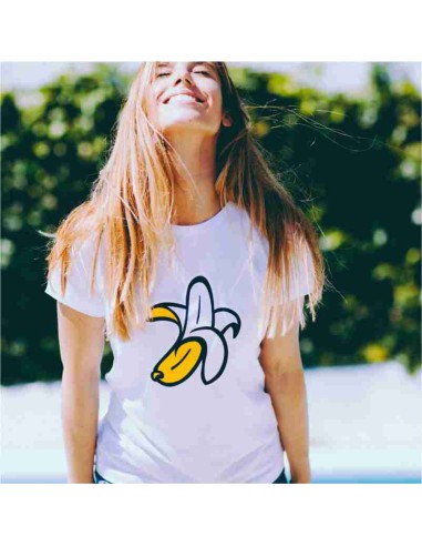 Camiseta Orgánica Logo Plátano Mujer