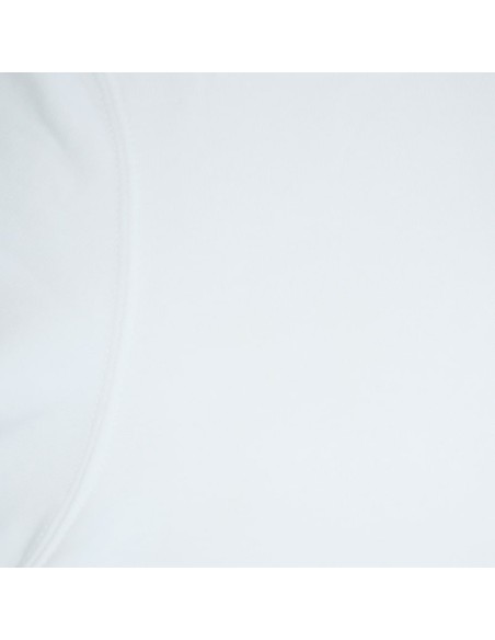 Sudadera Orgánica con Capucha Logo Plátano Hombre Blanca