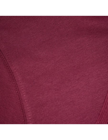 The Bananity Organic Banana Logo Man Hoodie Burgundy