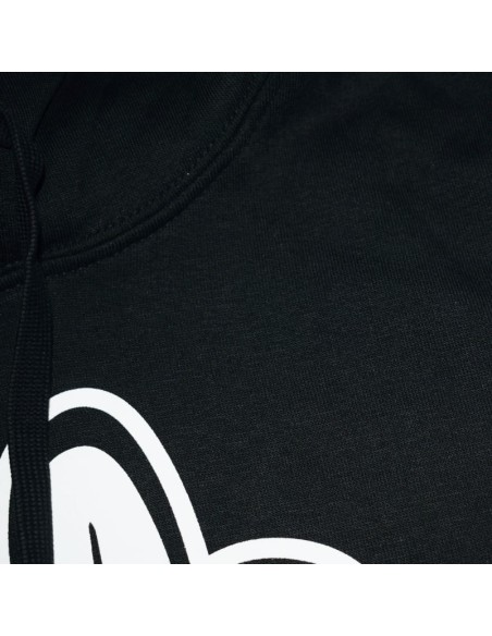 The Bananity Organic Banana Logo Man Hoodie Black