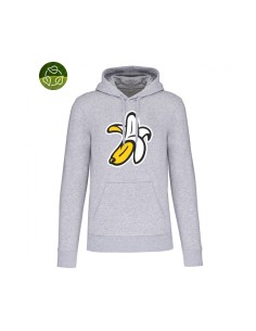Sudadera Orgánica con Capucha Logo Plátano Hombre 2