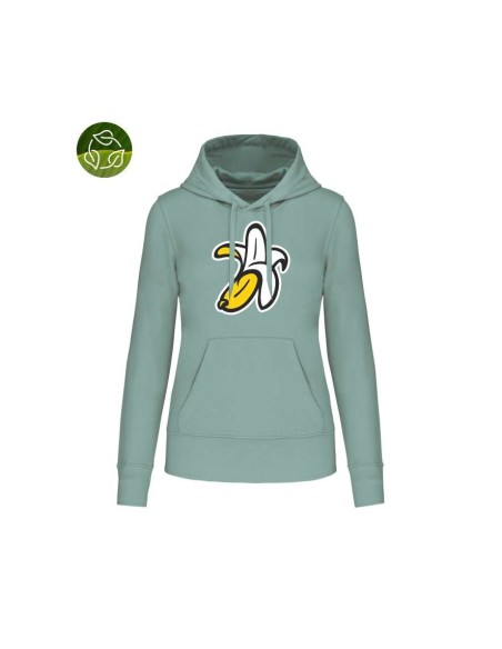 SW2P Sudadera Orgánica Capucha Bananity