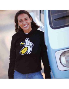 Organic Girl Hooded Banana Logo Sweatshirt