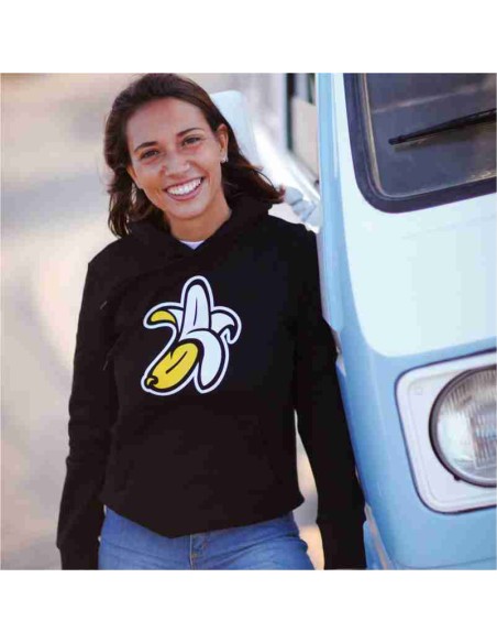 Organic Girl Hooded Banana Logo Sweatshirt