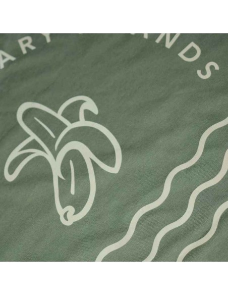 Camiseta Orgánica Vegan Ola Caqui