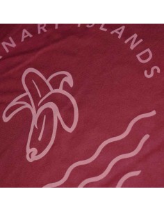 Vegan T-shirt Wave Seal Burgundy 2