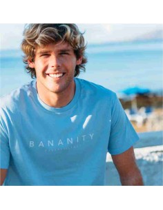 Vegan T-shirt Wave Seal Sky Blue