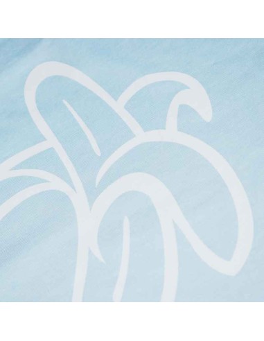Organic Vegan Banana Logo T-Shirt Sky Blue