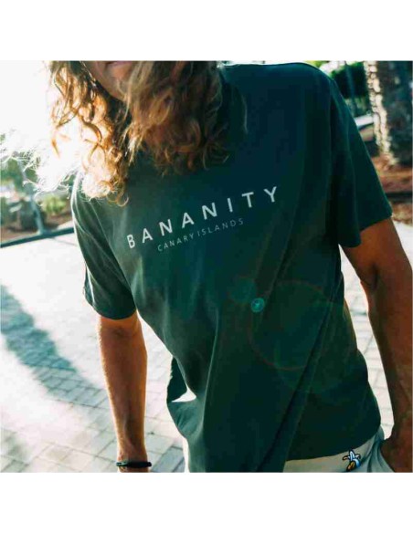 Camiseta Orgánica Vegan Logo Plátano Caqui