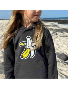 Organic Unisex Banana Logo Kids Hoodie