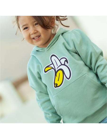 Sudadera Orgánica Logo Plátano Unisex Niño/Niña