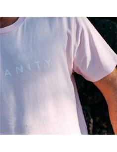 Camiseta Orgánica Vegan Ola Rosa