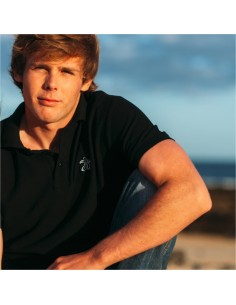 Polo Shirt with Embroidered Banana Logo