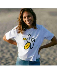 Camiseta Oversize Logo Plátano Talle Corto