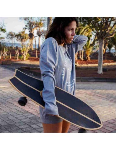 Sudadera Ligera Ola Gris