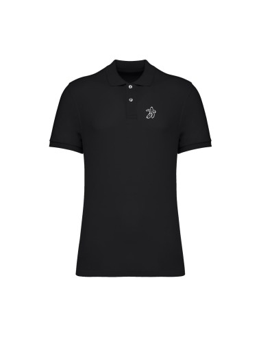 Polo Orgánico Hombre Logo Plátano Bordado