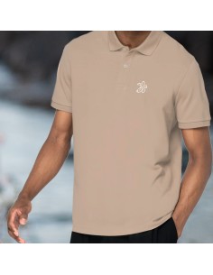 Polo Orgánico Hombre Logo Plátano Bordado 2