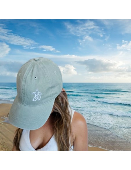 Gorra Eco responsable Sello Logo Plátano