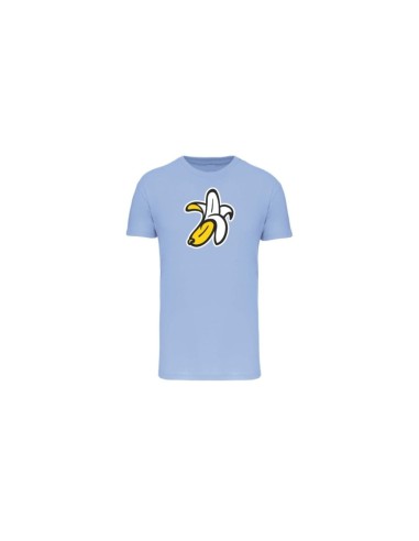 Kids Banana Logo Basic Organic T-shirt Sky Blue