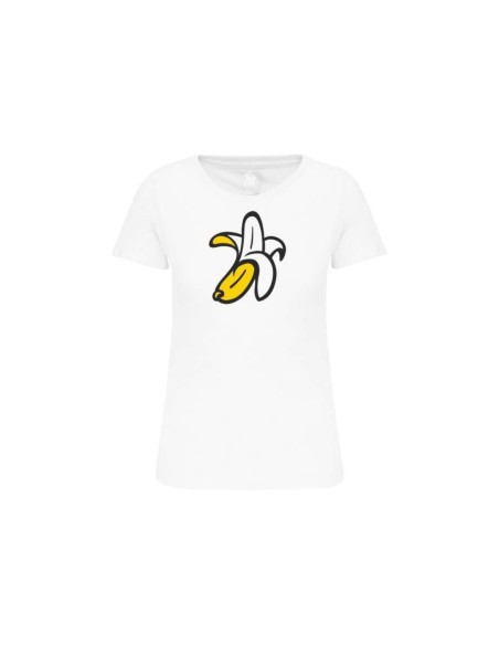 Organic Basic Woman Banana Logo T-shirt