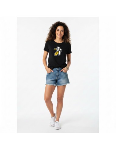 Organic Basic Woman Banana Logo T-shirt