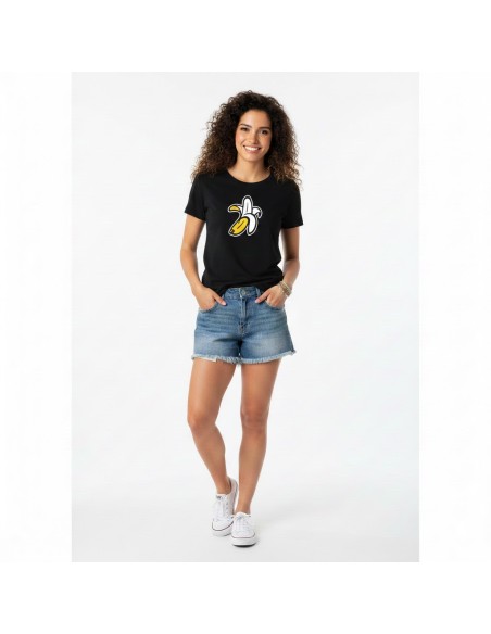 Camiseta Orgánica Logo Plátano Mujer