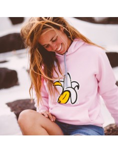 Banana Logo Hooded Woman Sweatshirt 2