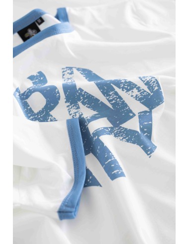 camiseta ringer blue